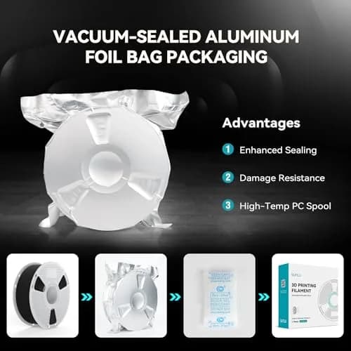 SUNLU Easy PA Natural 1kg (1000g) Nylon 3D Printer Filament | High Strength, Warp-Free, Heat Resistant thumbnail 8