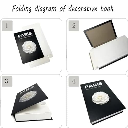 Fabiacci Decorative Books for Home Decor, Set of 3 | Modern Farmhouse Book Display thumbnail 4