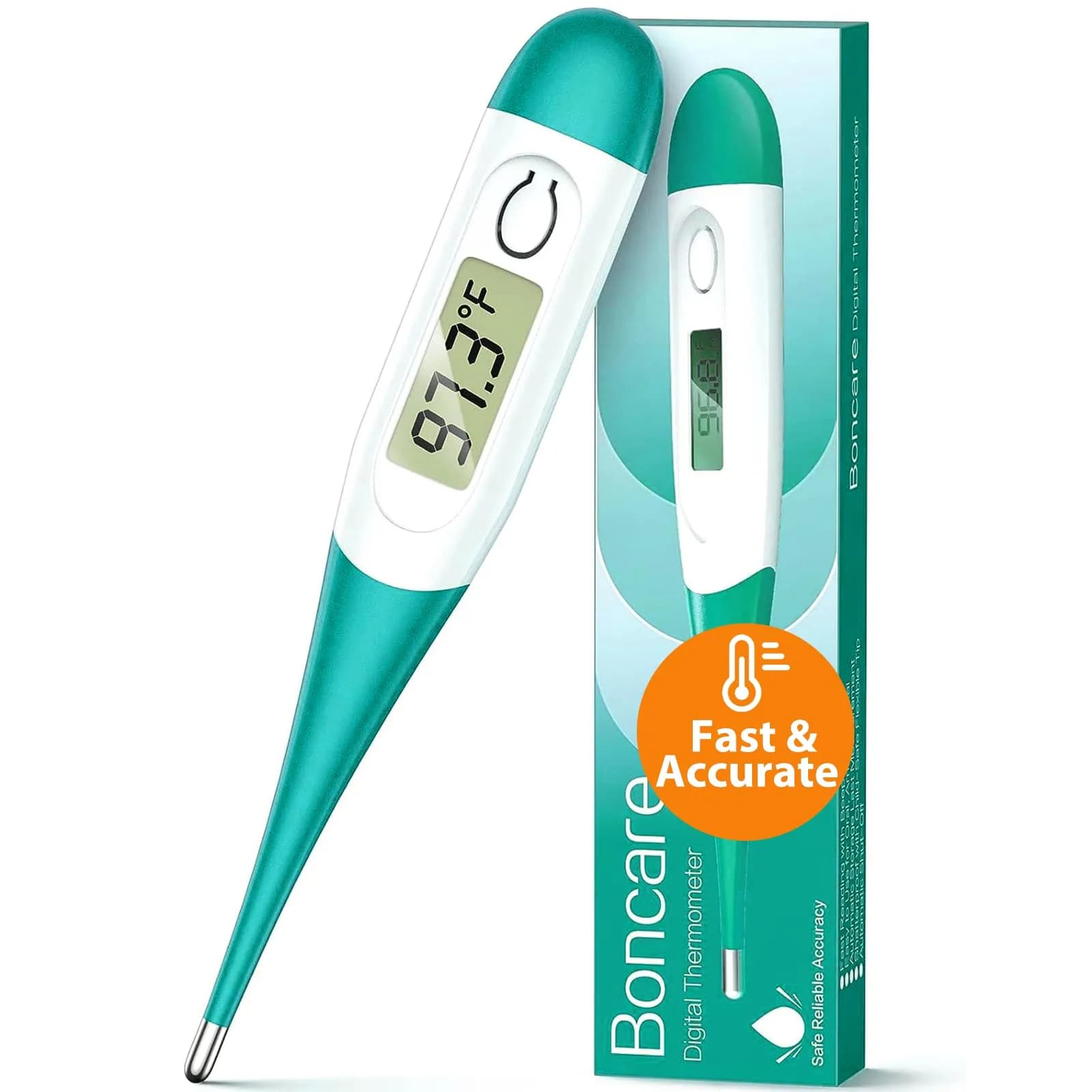 Boncare Digital Thermometer for Adults, Kids & Babies, Dark Blue | Accurate & Fast 10-Second Reading — Clear Blue