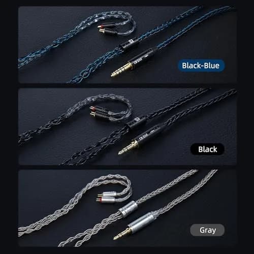 H HIFIHEAR 2M Long Recessed 2Pin IEM Cable | Silver-plated 8 Core OFC for KZ ZS10 PRO/ZSN PRO X thumbnail 7