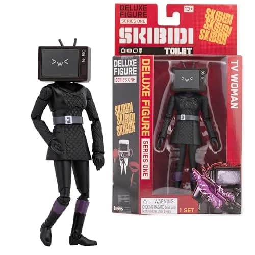 SKIBIDI TOILET Deluxe TV Woman 6 inch (15.24 cm) Figure | Officially Licensed Collectible Toy thumbnail 1