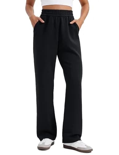 CRZ YOGA SoftAura Sweatpants 30" Black | Ultra-Soft Modal Blend for Casual Comfort thumbnail 1