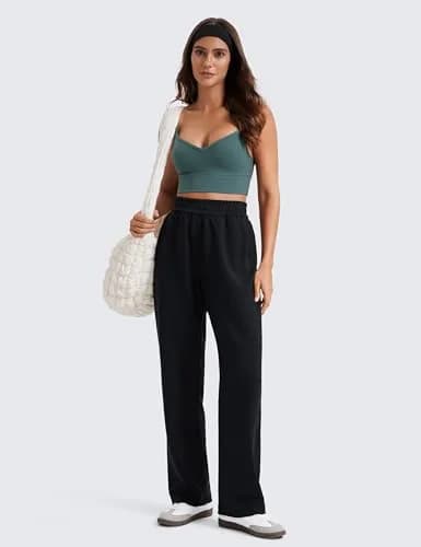 CRZ YOGA SoftAura Sweatpants 30" Black | Ultra-Soft Modal Blend for Casual Comfort thumbnail 3