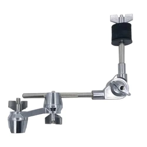 TUOREN Cymbal L-Arm with Compact Dual Drum Clamp 7.4inch Adjustable Cymbal Boom Holder for Drum Hardware thumbnail 1