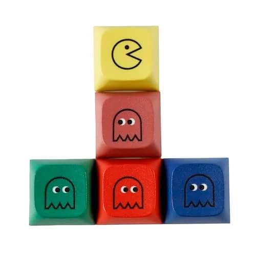 Mechkeeb ZDA Pacman 5 Keys Keycap Set | Custom Dye-Sublimation PBT for MX Mechanical Keyboards thumbnail 1