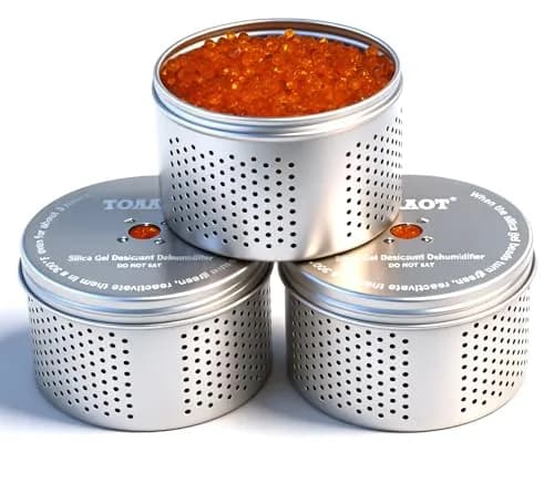 TOAAOT Gun Safe Dehumidifier 3 Units | Reusable Silica Gel Moisture Absorber for Firearms (27 cu ft) thumbnail 3