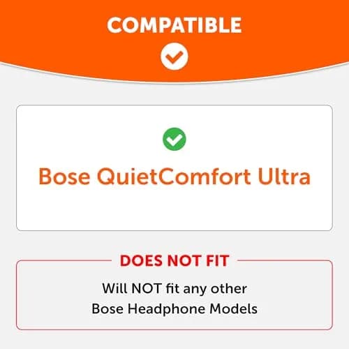 WC Freeze QC Ultra Cooling Gel Earpads for Bose QuietComfort Ultra Gen 1 & 2 | 2-Pack, 90's Black thumbnail 2