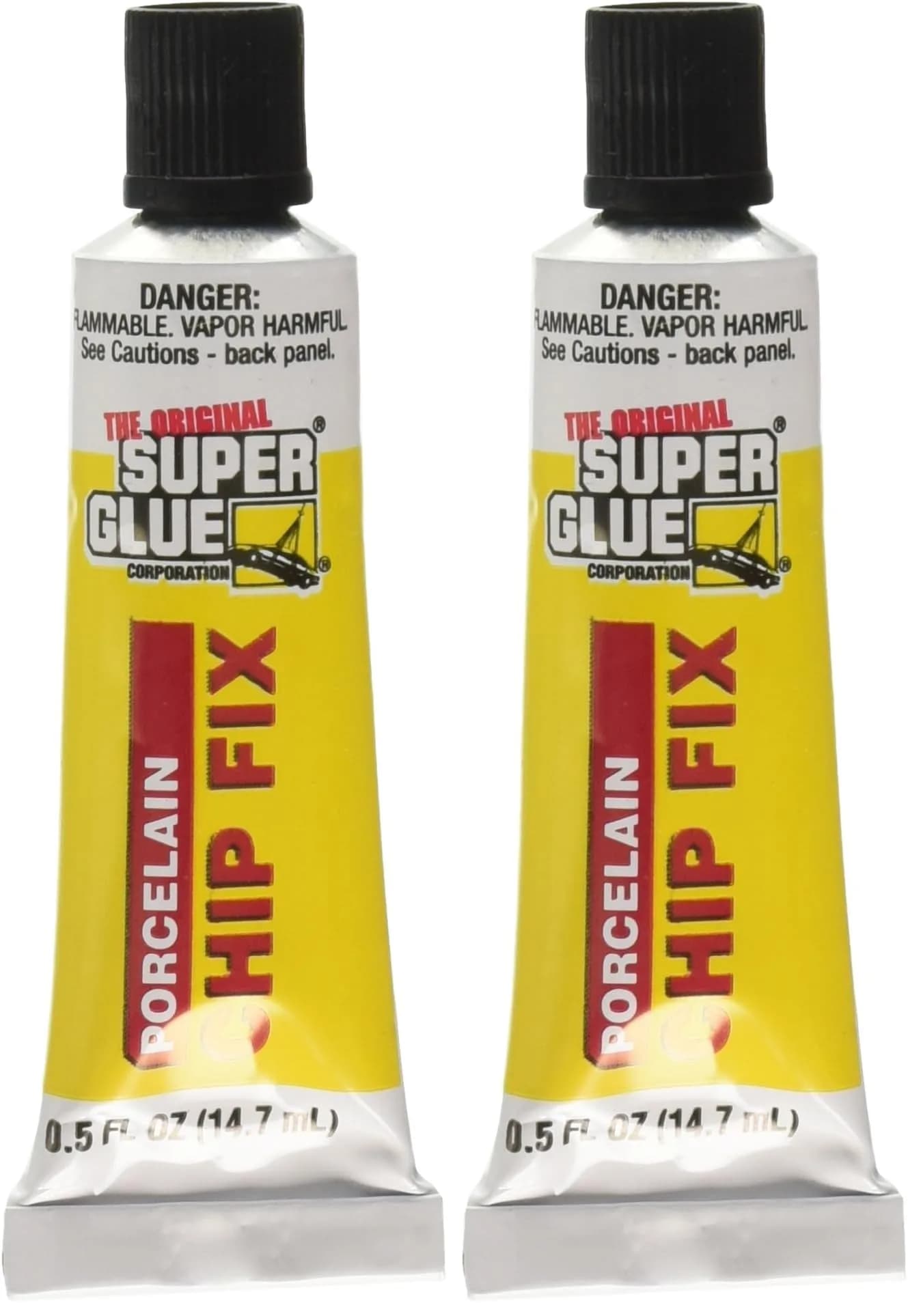 Super Glue Porcelain Repair Liquid 2-Pack | Heat & Water Resistant
