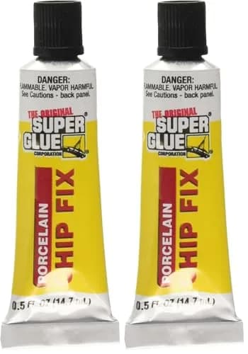 Super Glue Porcelain Repair Liquid 2-Pack | Heat & Water Resistant thumbnail 1
