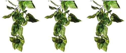 Exo Terra Plastic Terrarium Plant, Large, Amapallo (Pack of 3) | Realistic Reptile Habitat Decor thumbnail 1