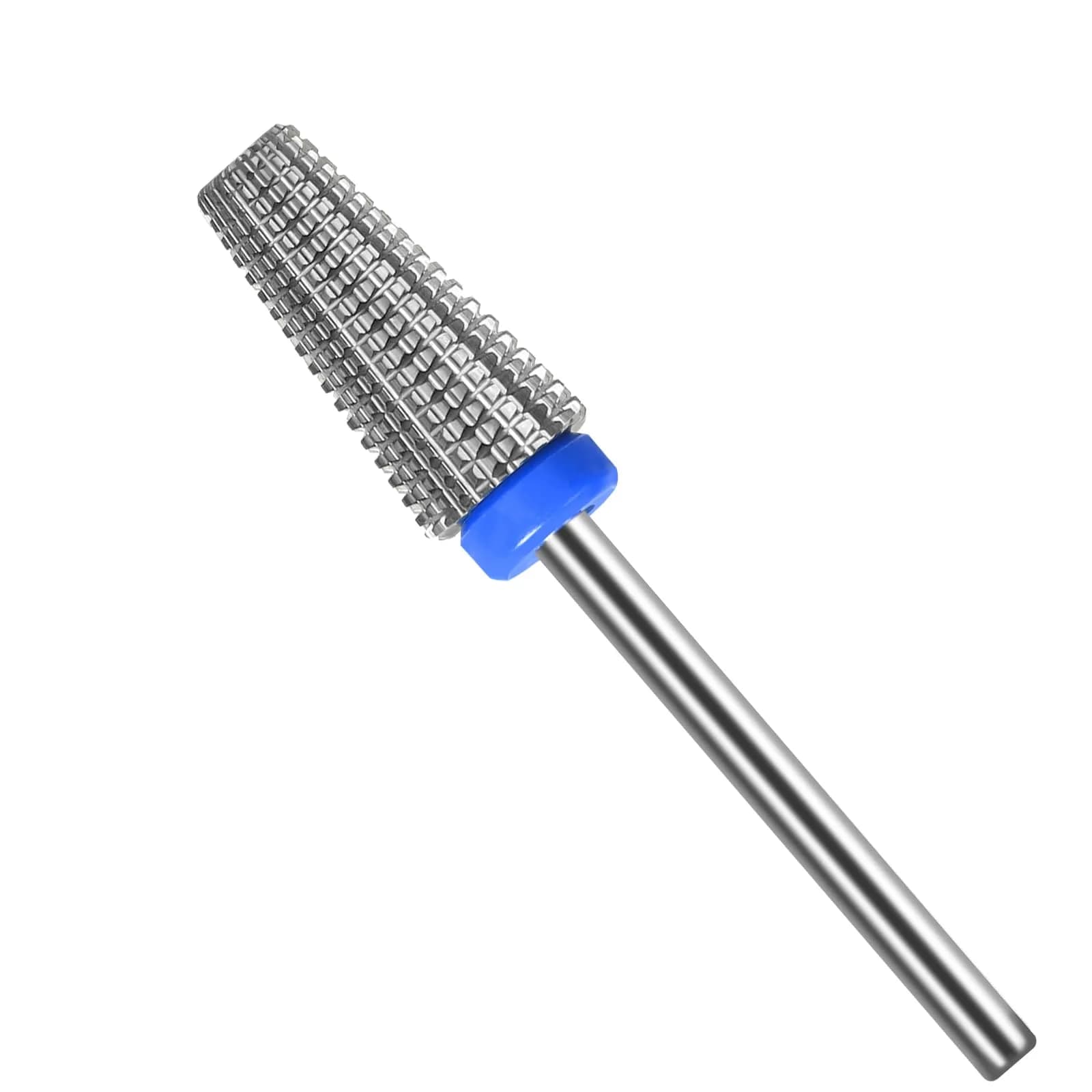 SQULIGT 5 in 1 Tungsten Carbide Nail Drill Bit Fine Grit Golden | Two-Way Rotation 3/32" Shank — Silver / Medium-M
