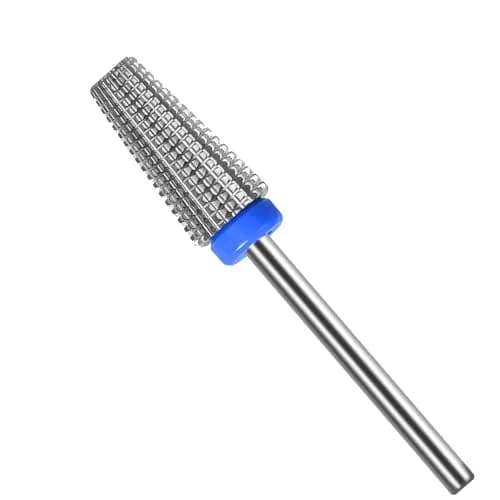 SQULIGT 5 in 1 Tungsten Carbide Nail Drill Bit Medium Silver | Professional Manicure & Pedicure Tool thumbnail 1