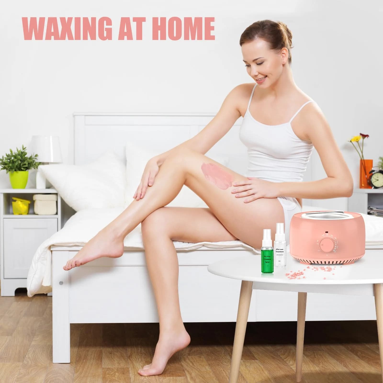 TIKESI Waxing Kit for Hair Removal 14oz | Full Body, Face, Bikini, Men & Women thumbnail 7