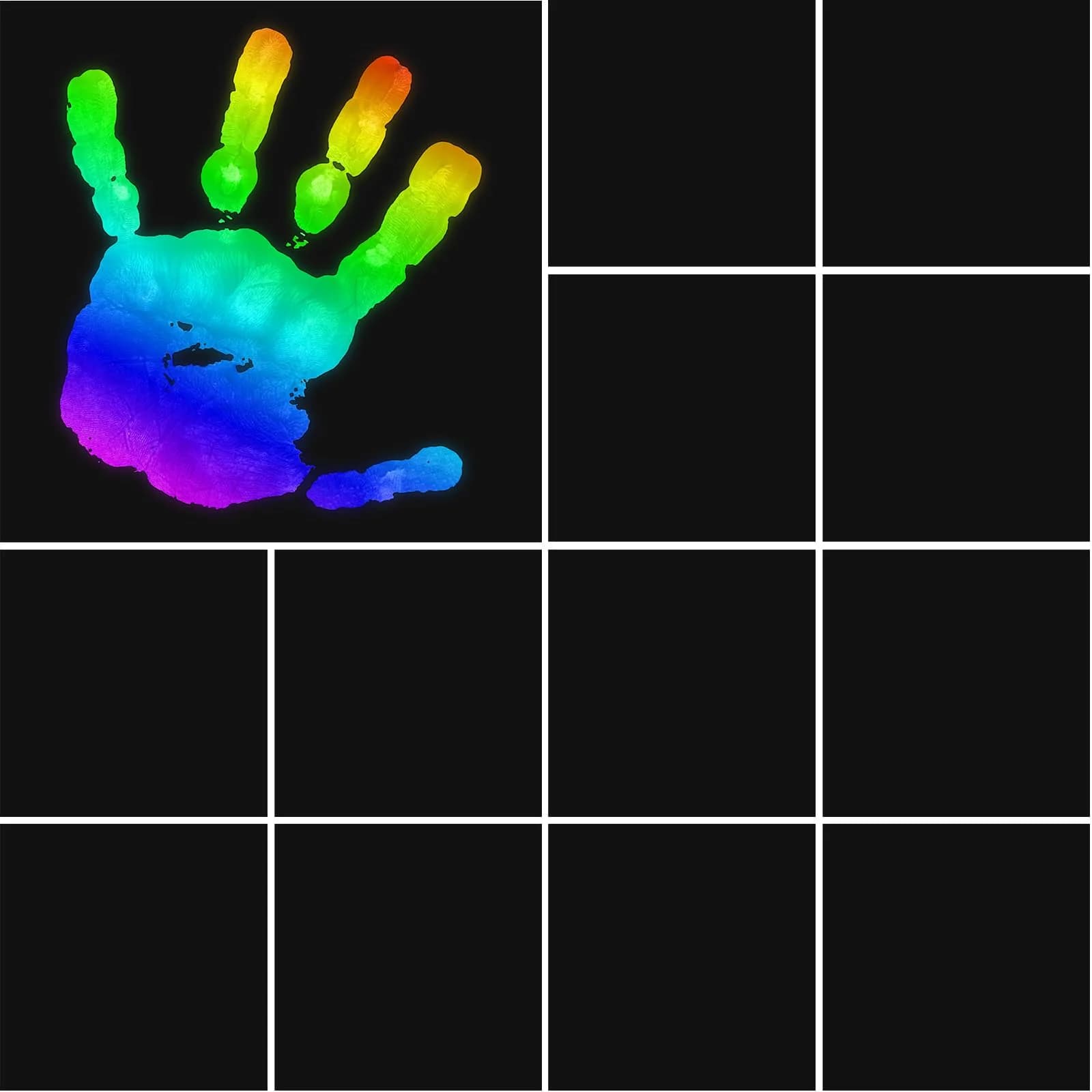 Spakon Heat Sensitive Sheets 6 x 6 Inch (15 x 15 cm) | Color Changing Liquid Crystal Science Experiment Material — as pictures shown