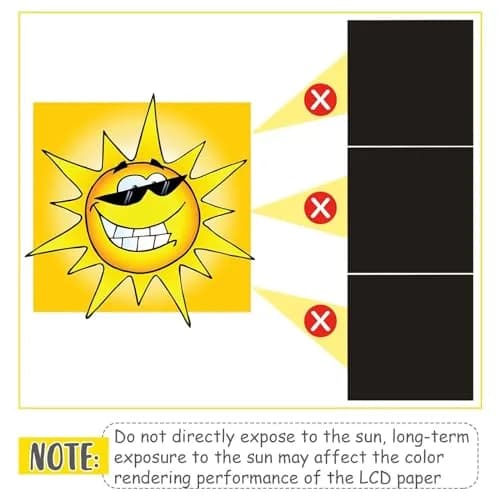 Spakon Heat Sensitive Sheets 25.4 x 25.4 cm (10 x 10 Inch) | 6 Color Changing Sheets for Science Experiments thumbnail 5