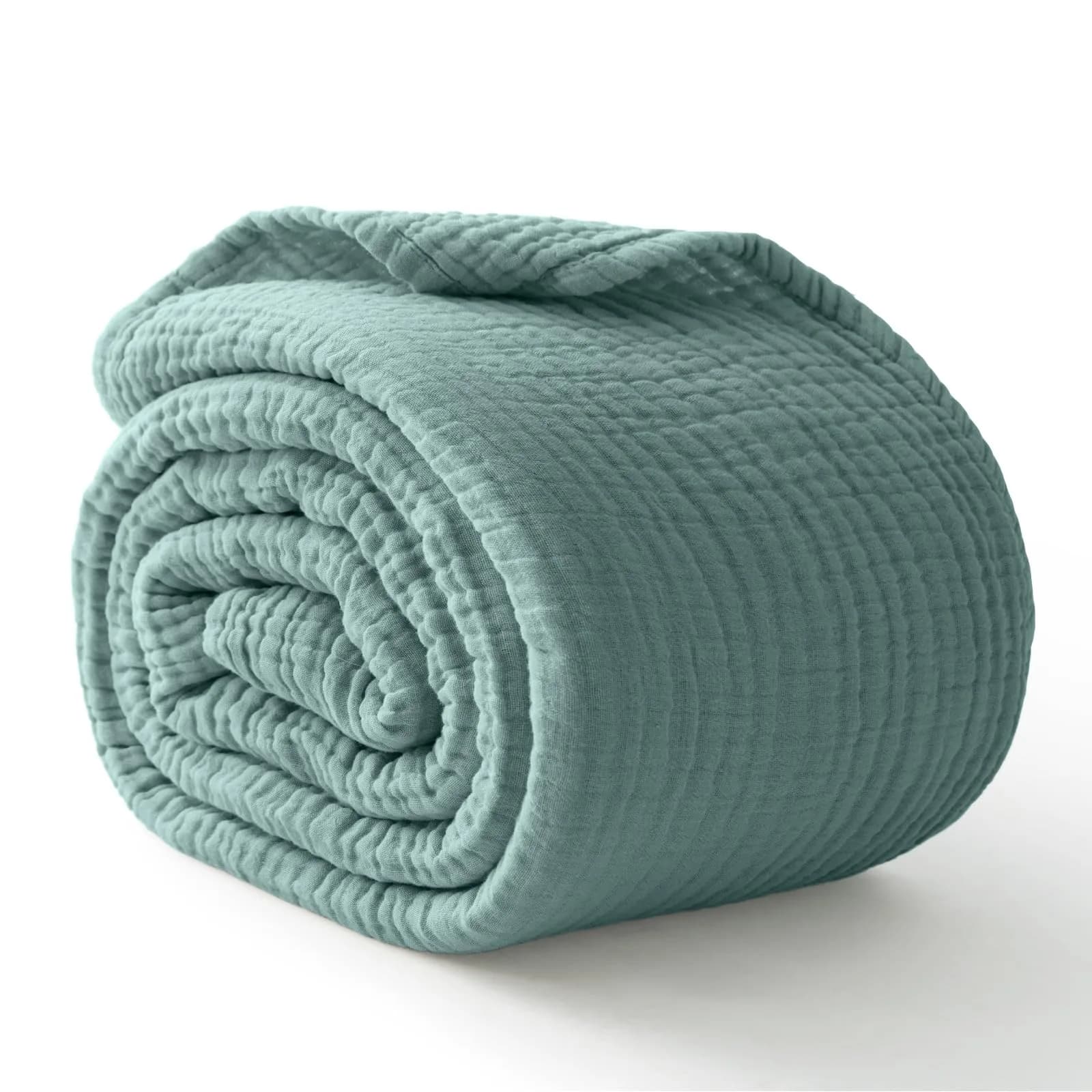 Kozyhvn 100% Cotton Muslin Blanket King 108" x 90" | Breathable & Soft for Adults - main product image