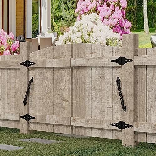SKYSEN 14 Inch Black Self-Closing Gate Spring (4 Pack) | Heavy Duty Carbon Steel for Wooden & Vinyl Gates thumbnail 9