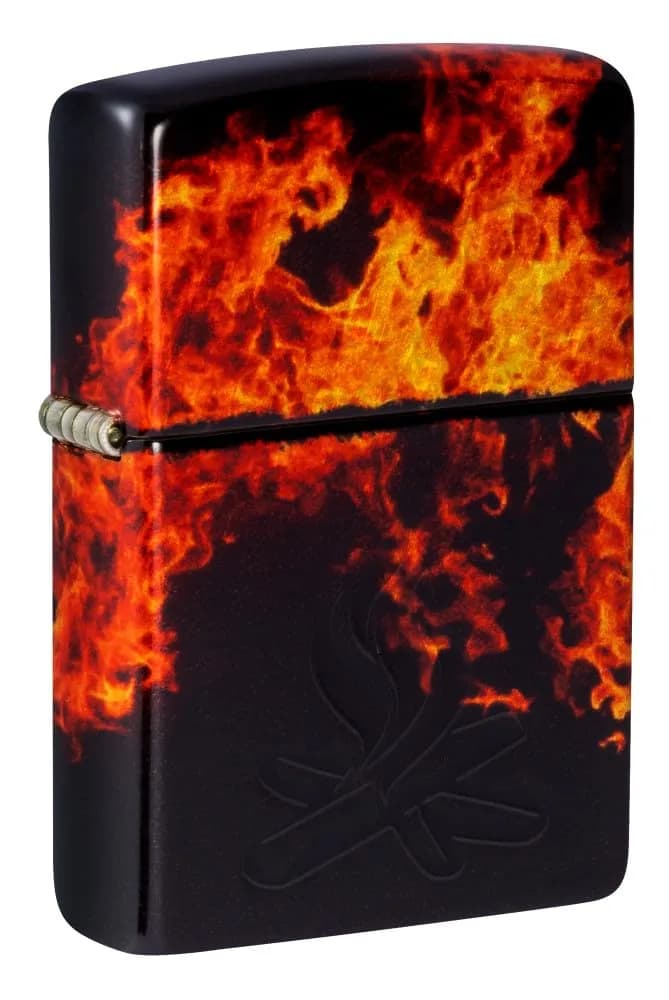Zippo Mountain Collage Design 540 Matte Pocket Lighter | Windproof Metal Construction — Fusion Inferno Design