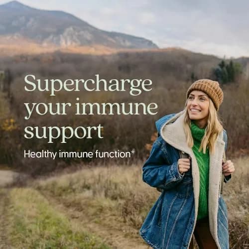 New Chapter Vitamin C Immune Defense Supplement, 90 Count | Organic Elderberry & Stress Support thumbnail 2