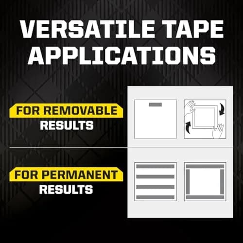 Scotch-Mount Multi-Purpose Gel Mounting Tape, Clear, 1 Roll | Heavy Duty Removable Adhesive thumbnail 5