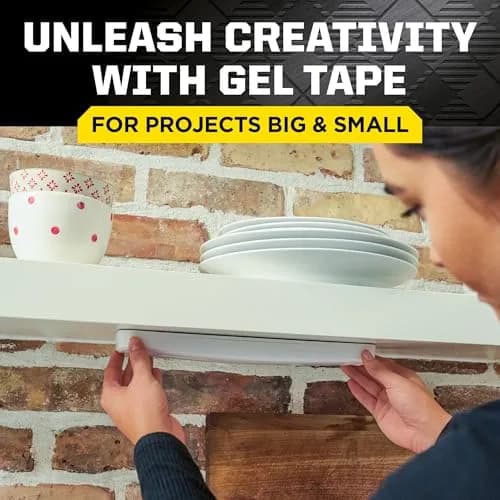 Scotch-Mount Multi-Purpose Gel Mounting Tape, Clear, 1 Roll | Heavy Duty Removable Adhesive thumbnail 8