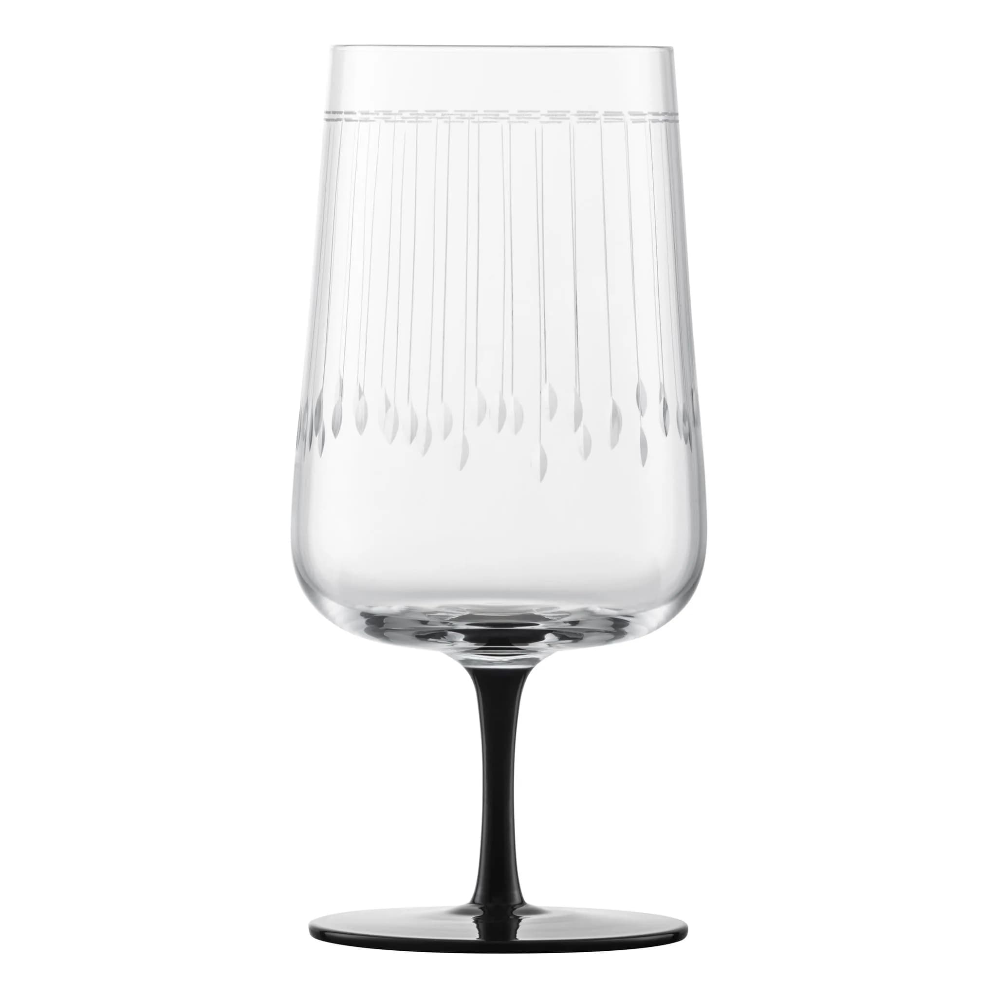 Zwiesel Glas Handmade Glamorous Crystal Glass 16 Ounce Cabrenet Set of 2 | Art Déco Design - main product image