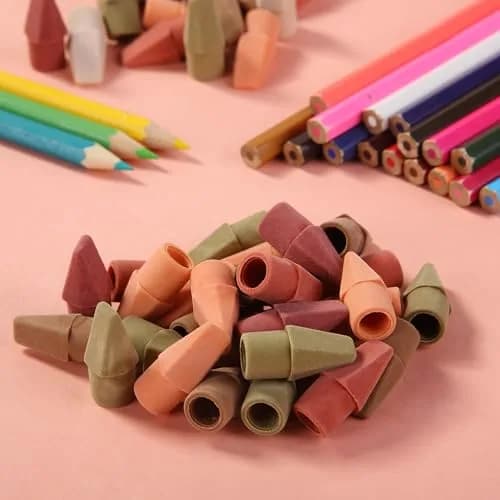 Mr. Pen Pencil Eraser Toppers, 120 Pack, Autumn Earth Colors | Bulk Pack Eraser thumbnail 6