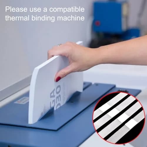ZEAYEA Office & School Supplies Glue Strips 100 pcs | Mesh Backing for Binding & Repair thumbnail 7