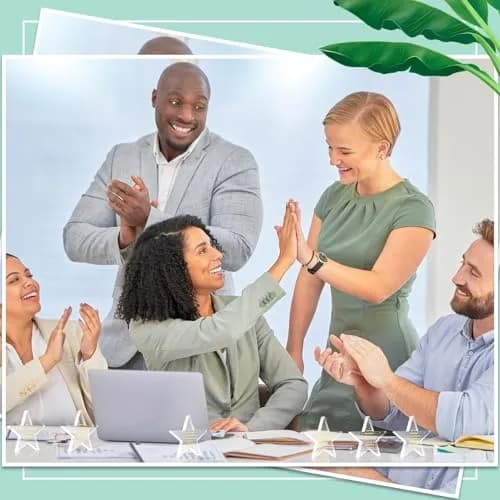 Huquary Employee Appreciation Awards Acrylic 24 Pcs | Motivational Coworker Gifts (Pentagram, 2.36 inches) thumbnail 6