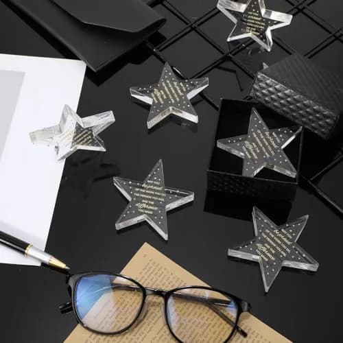 Huquary Employee Appreciation Awards Acrylic 24 Pcs | Motivational Coworker Gifts (Pentagram, 2.36 inches) thumbnail 8