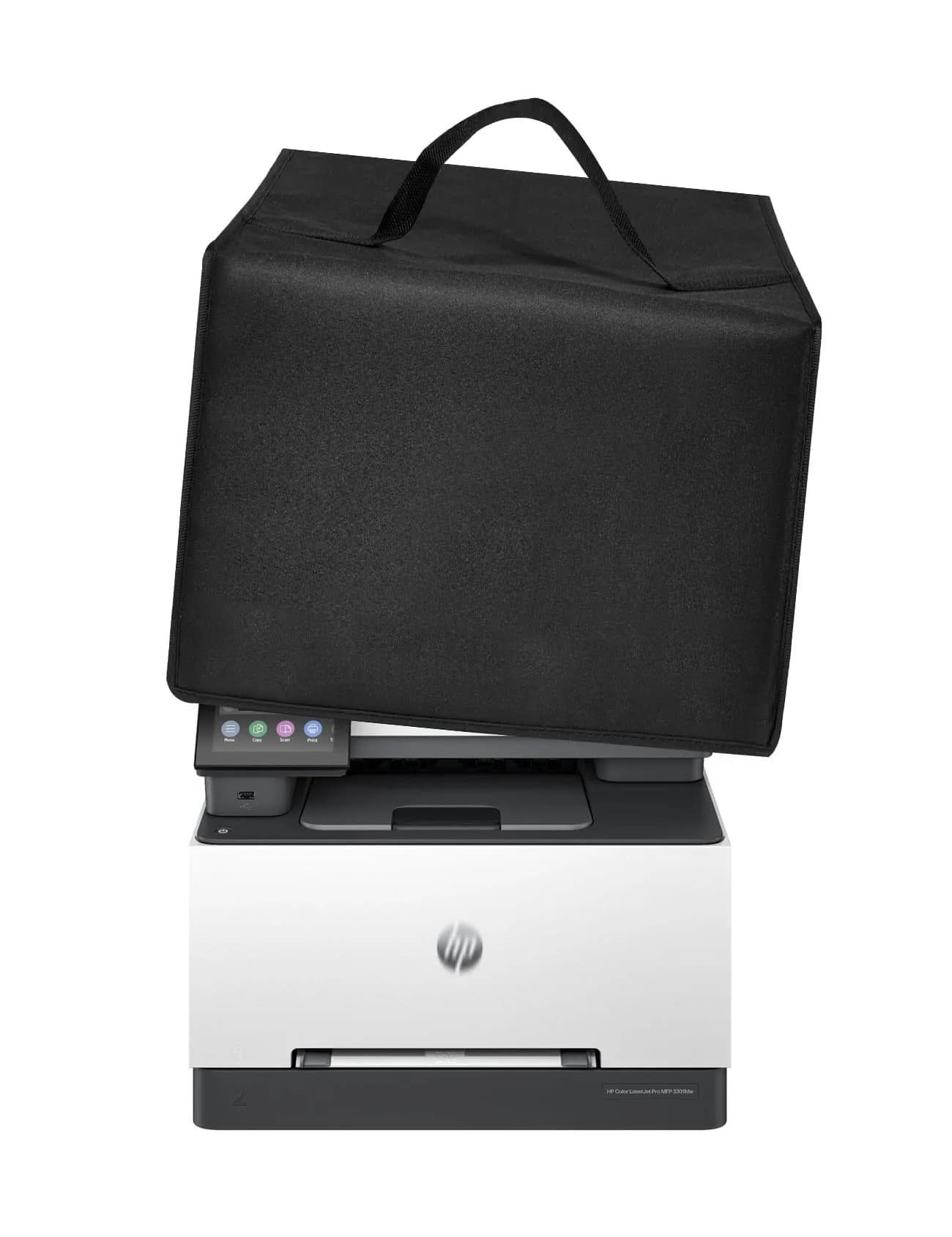 KronosRising Printer Dust Cover for HP Pro MFP 4301fdw/3301fdw Wireless Laser Printer 48cm (18.9"D) x 49cm (19.3"W) x 35cm (13.8"H) | Heavy Duty 600D Nylon Antistatic Waterproof Protective Case - main product image