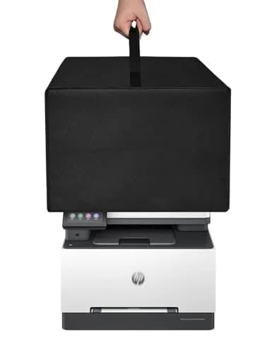 KronosRising Printer Dust Cover for HP Pro MFP 4301fdw/3301fdw Wireless Laser Printer 48cm (18.9"D) x 49cm (19.3"W) x 35cm (13.8"H) | Heavy Duty 600D Nylon Antistatic Waterproof Protective Case thumbnail 5