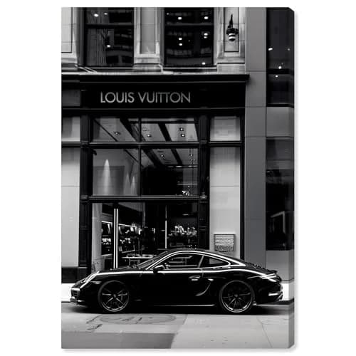 NotoriArt Black Wall Art 15"L x 10"W | Gallery Wrapped Canvas for Modern Home Decor thumbnail 1