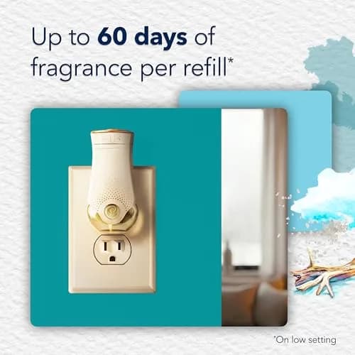 Glade PlugIns Refills Air Freshener Sky & Sea Salt 6.7 Fl Oz (199 ml) | Scented Oil with Essential Oils thumbnail 2