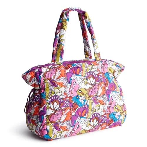Vera Bradley Featherweight Knollton Travel Tote Bag Flutter | Lightweight, Stylish & Durable for Women thumbnail 1