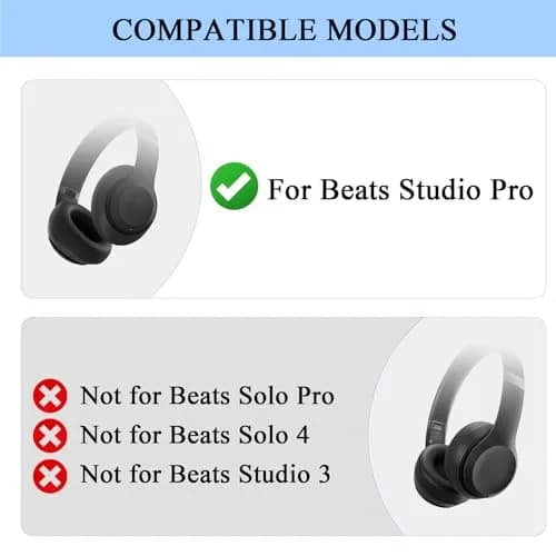 Adhiper Studio Pro Replacement Headband & Hinge for Beats Studio Pro | Durable Repair Kit in Deep Brown thumbnail 2