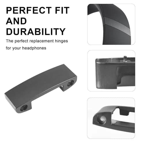 Adhiper Replacement Headband & Hinge Kit for Beats Studio Pro Headphones (Black) | Durable Metal Repair Set thumbnail 4