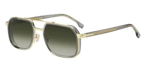 Hugo Boss Boss 1724/S FT3 Grey Gold Sunglasses 55/19/150 | Classic Square Frame for Men thumbnail 1