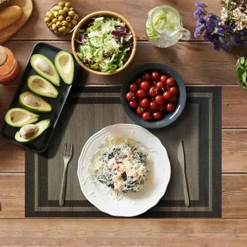 Aofmee Placemats Set of 6 | Washable PVC, Heat Resistant, Non-Slip, Stain Resistant thumbnail 5