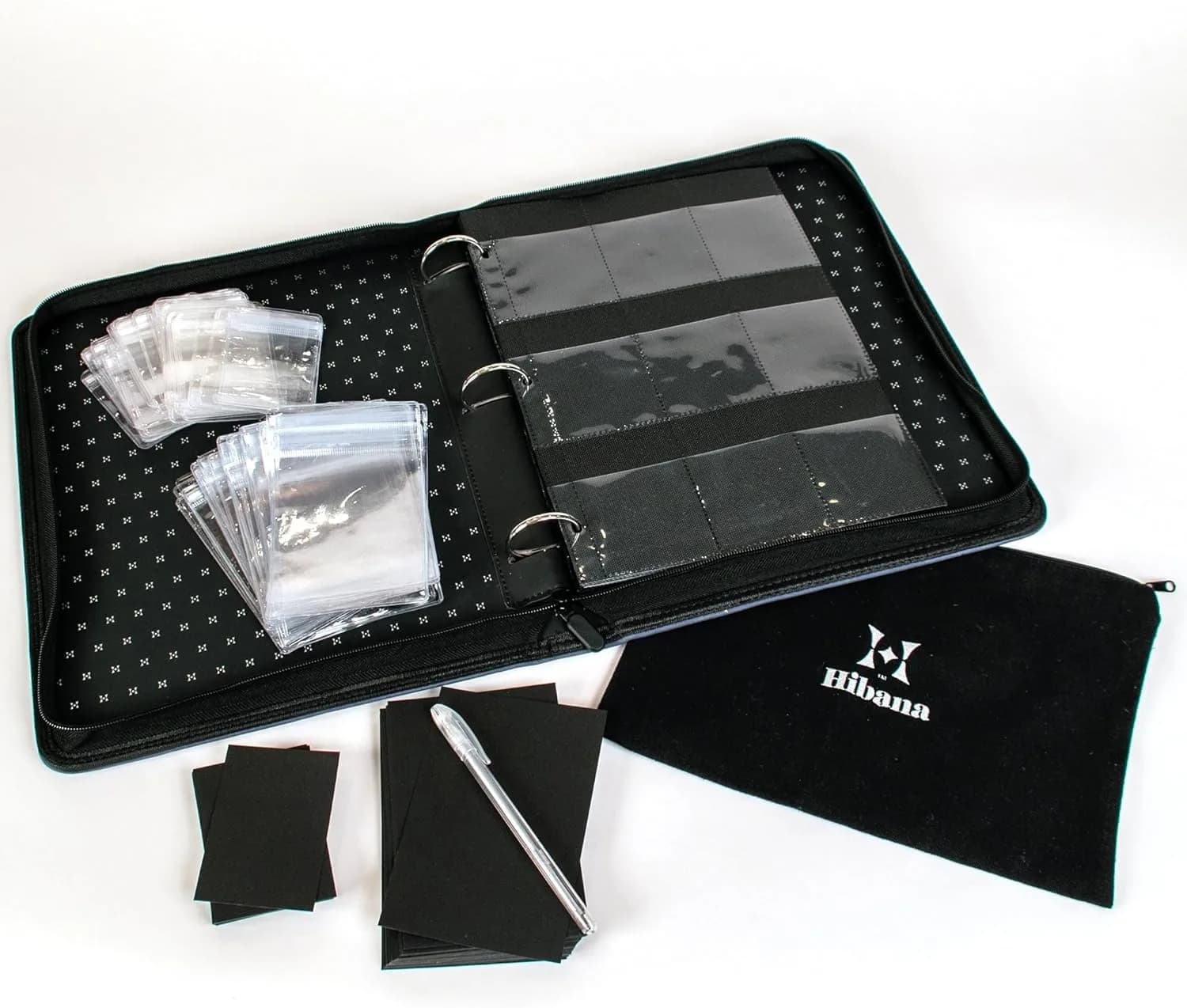 Hibana Jewelry Case Home Edition - Steele - Zippered Organizer for 85 pcs | Anti-Tarnish & Stylish Storage - main product image