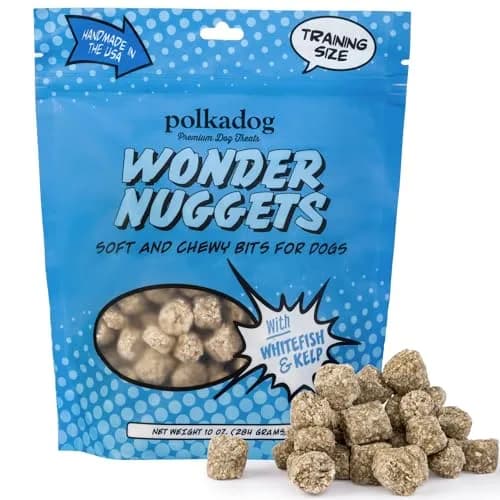 Polkadog Whitefish & Kelp Wonder Nuggets | Soft & Chewy Dog Treats, 10oz thumbnail 1