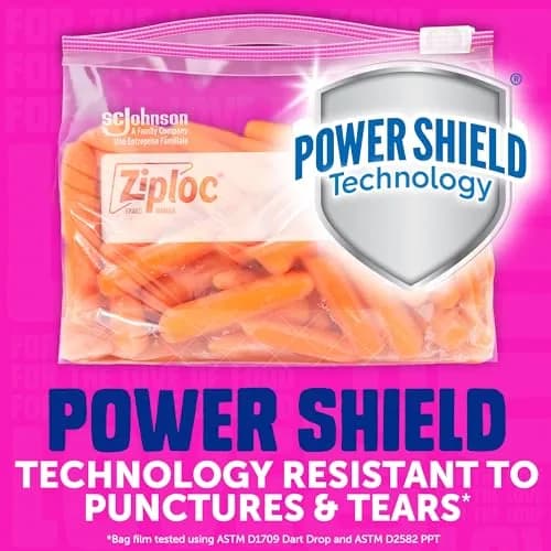 Ziploc Gallon Food Storage Slider Bags, Durable, 18 Count | Reusable, BPA-Free, Secure Seal for Fresh Food thumbnail 3