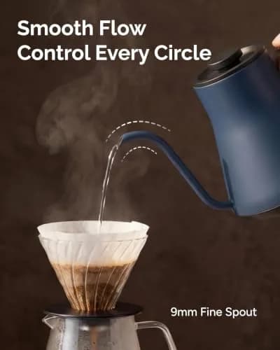 intasting Gooseneck Electric Kettle with ±1℉ Temperature Control 0.9 Liter thumbnail 4