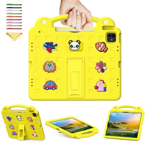 UUcovers Kids Case for iPad Air 13 /Pro 13/12.9 inch | Shockproof, Adjustable Stand & Pencil Holder thumbnail 1