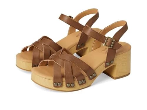 KORK-EASE Women's Ester Brown Terra 11 M | Retro Platform Sandal for Casual & Summer Wear thumbnail 1