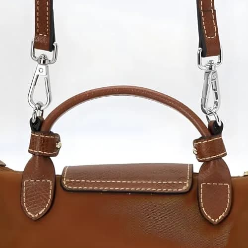 DEVPSISR Leather Strap Suitable for Longchamp Handbag Crossbody Adjustable Shoulder Strap Conversion Kit 125 cm (L) x 1.2 cm (W) | Durable & Adjustable thumbnail 5