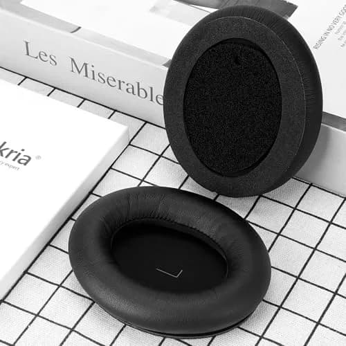 GEEKRIA Replacement Ear Pads Compatible with JBL Tour ONE/Tour ONE M2 | Memory Foam & Faux Leather (Black) thumbnail 5