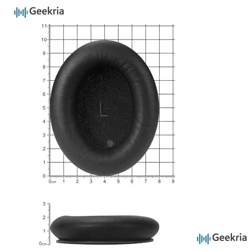 GEEKRIA Replacement Ear Pads Compatible with JBL Tour ONE/Tour ONE M2 | Memory Foam & Faux Leather (Black) thumbnail 6