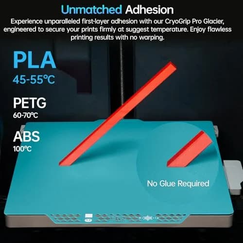 BIQU CryoGrip Pro Glacier 257x257mm Panda Build Plate for Bambu Lab 3D Printers | Upgrade Removable Surface Platform thumbnail 2