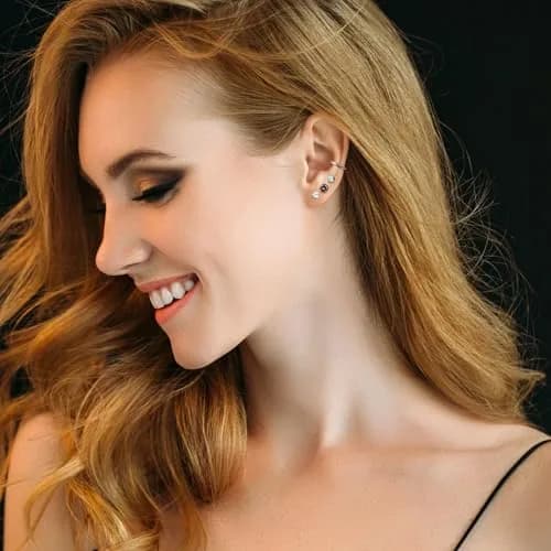 GOGOEY Titanium Hypoallergenic Earrings for Sensitive Ears | 16-Piece Set (C-Silver) thumbnail 3